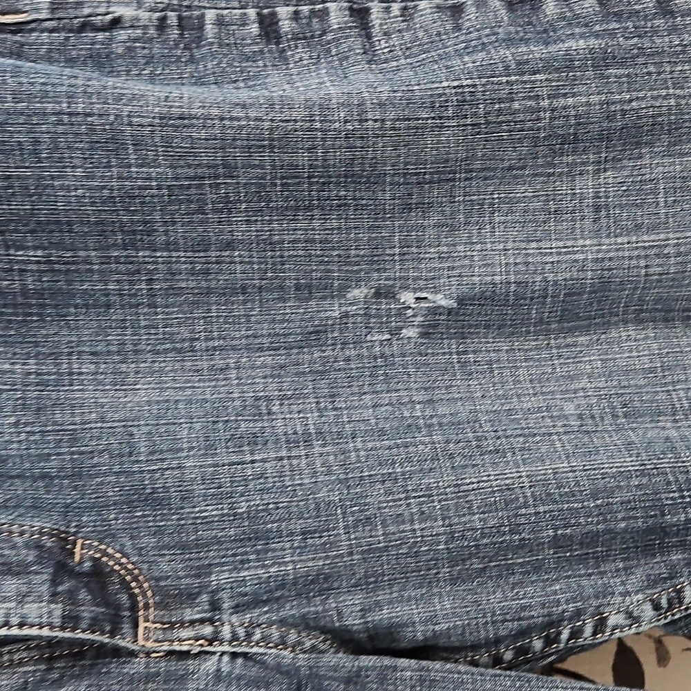 Lee RidersDark Blue Straight Leg Jeans In Size 16 - Picture 7 of 8